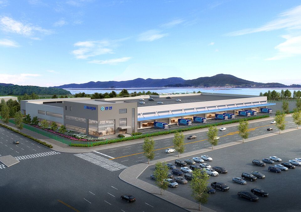 삼성전자로지텍 인천물류센터 조감도. (사진=㈜한진 제공)