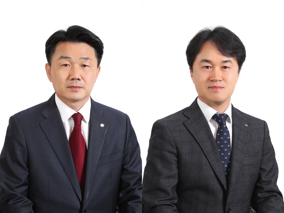 (왼쪽부터)신황용·이영준 부대표. (사진=수협중앙회 제공)