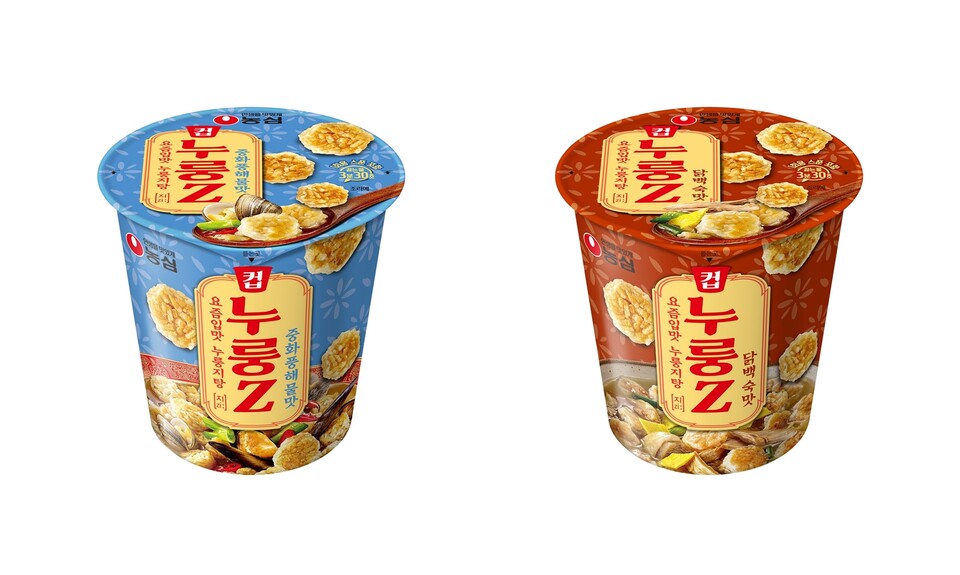 컵누룽Z 2종. (사진=농심 제공)