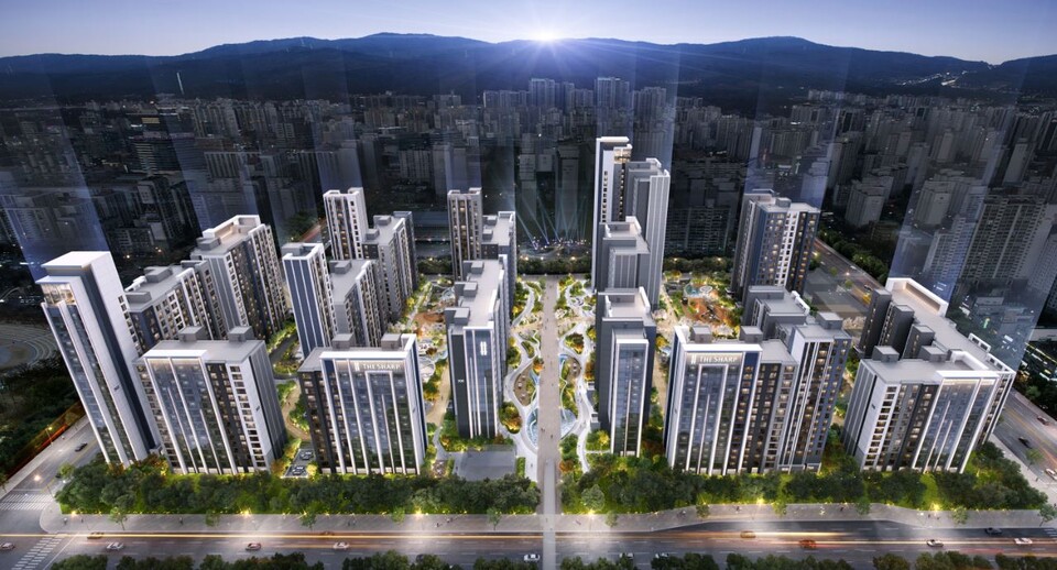 향촌마을롯데3차 현대4차조감도. (사진=포스코이앤씨 제공)