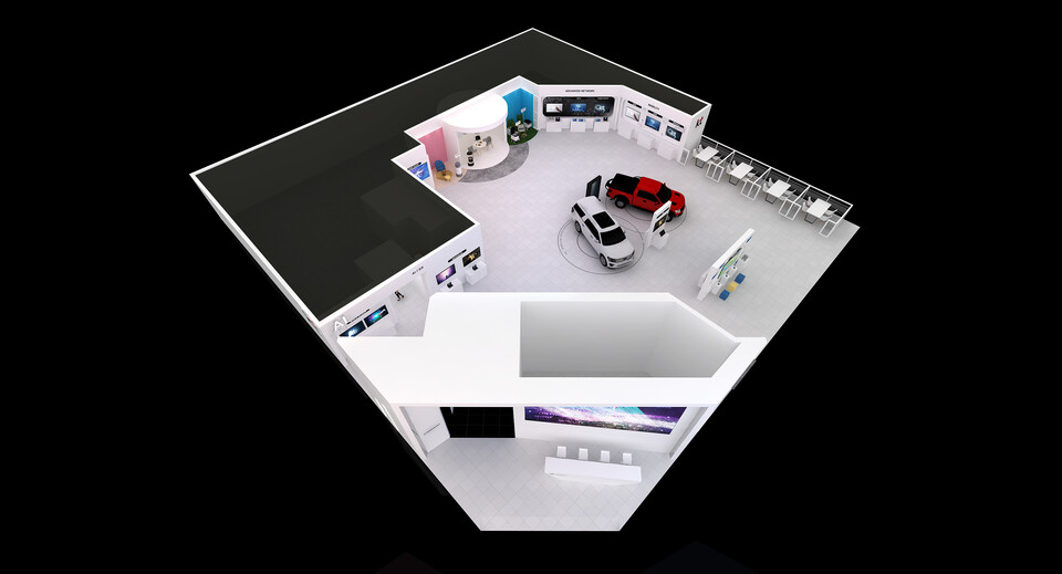 WIS 2023 KT 전시관 조감도. (사진=KT 제공)