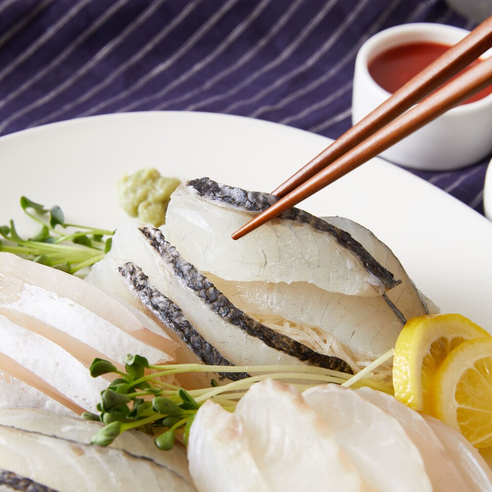 국산 농어회 상품. (사진=롯데마트 제공)