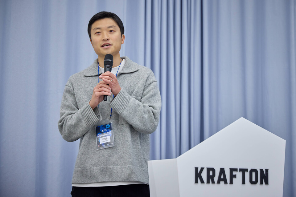 조제웅 크래프톤 AI 기초연구실 실장. (사진=㈜크래프톤 제공)