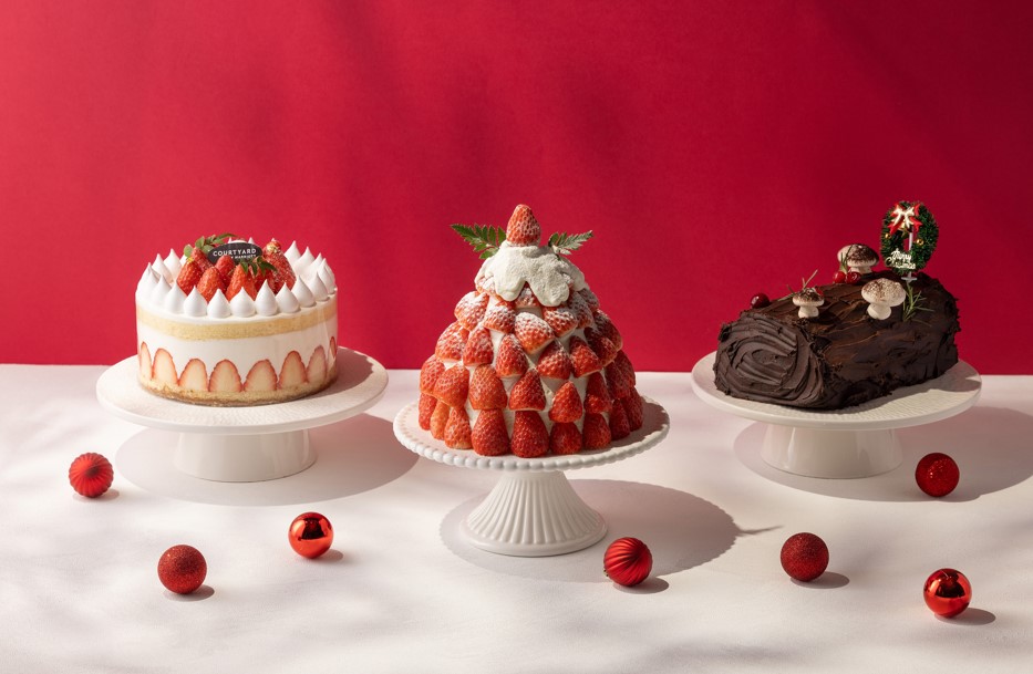 [코트야드 타임스퀘어] 2025 크리스마스 케이크 메인 이미지(사진=제공)