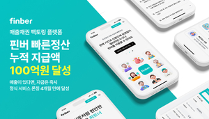핀테크 '핀버', 매출채권 매입 기반 모델로 누적 정산 100억 돌파 - 뉴스 썸네일 이미지