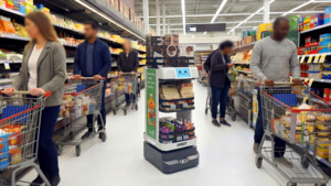 알지티 자율주행 AI서비스로봇 '써봇', 캐나다 '갤러리아 슈퍼마켓' 전 ... - 뉴스 썸네일 이미지